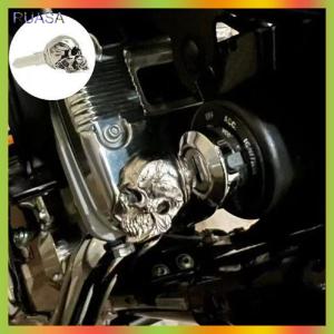 RUASA Kim Loại Skull Head Key Phụ Kiện Phổ Sửa Đổi Key Bìa Cho Xe Máy Cho Hầu hết Các Chìa Khóa