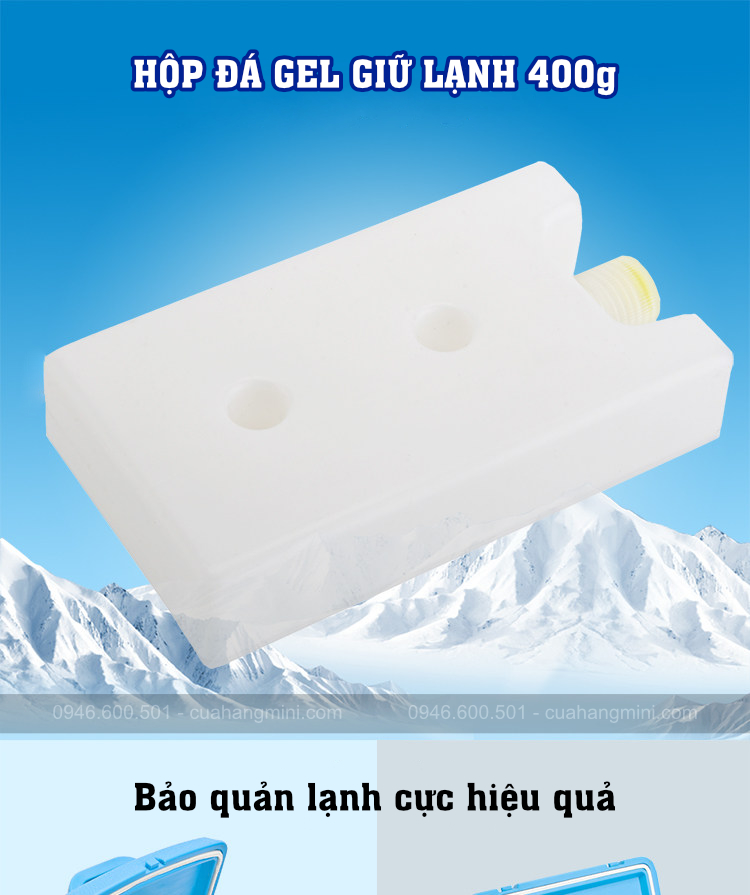 Hộp Đá Gel Giữ Lạnh 400g