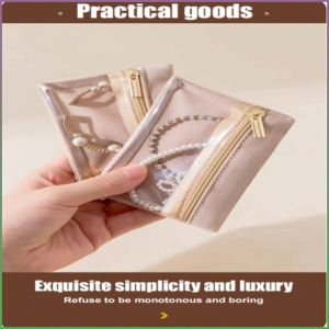 Jewelry Storage Bag Set Zipper Bag Jewelry Watch Storage Bag Organizer Necklace Storage Bag