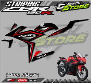 STRIPING VARIASI CBR 150R / STICKER LIST VARIASI MOTOR CBR 150R