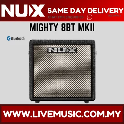 NUX Mighty 8BT MKII 8-watt Portable Electric Guitar Amplifier with Bluetooth (Mighty 8BT / Mighty8)