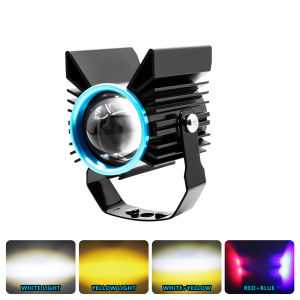 Motorcycle spotlights flashing a pair of super bright strong light aircraft lights electric car modified front bumper headlights