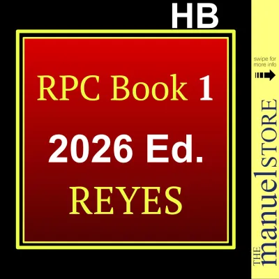 Reyes Book 1 (2026) - Revised Penal Code - Criminal Law - One I - By Luis The