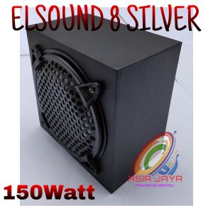 Paket Combo Speaker Elsound 8 plus Box 8 Single dan Tutup 8 Inch
