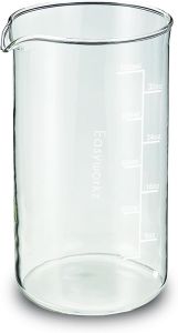 Easyworkz Borosilicate Glass Replacement Beaker for 12oz French Press Coffee Maker