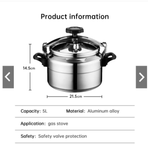 Kaisa Villa pressure cooker aluminum