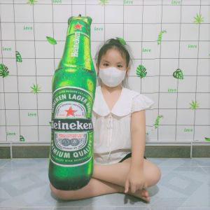 GỐI ÔM CHO BÉ GỐI ÔM NGỦ 3D HÌNH CHAI BIA 100% GÒN MẪU MỚI ẢNH THẬT