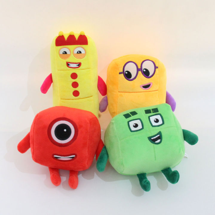 Numberblocks Digital Building Block Plush Toys Enlightenment Cartoons ...