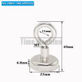 Strong Powerful Fishing Magnet Round Neodymium Salvage Magnets (2kg/55kg). 
