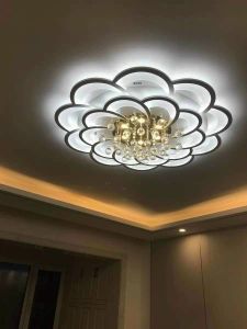 Đèn Ốp Trần Hoa Mai 16-20 Cánh Điều Khiển Từ Xa Phân Tầng 3 Chế Độ Ánh Sáng Trang Trí Phòng KháchNgủSpaKhách Sạnbảo hành 2 năm