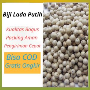 Lada Putih Kualitas Bagus Isi 100 gram / White Pepper / Rempah / Bumbu Dapur / Bumbu Masak