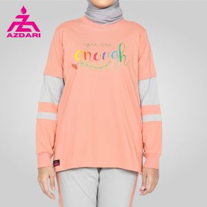 Setelan Baju Olahraga Wanita Muslim Azdari AZR 03 - Oneset Sport Senam Lari Jumbo Muslimah Terbaru