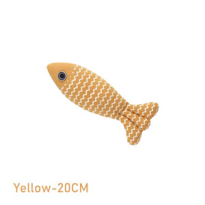 Mainan Kucing Boneka Catnip Bentuk Ikan Catmint Fish Cat Toys Mainan Gigitan Kucing