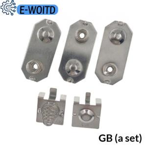 E-WOITD  1 5 Sets For GB GBA GBC GBP Gameboy Remote Console Housing & Mainboard Advance Color Battery Terminals Spring Contacts