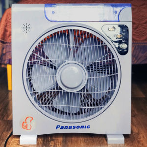 Quạt tích điện cao cấp panasonic-fujika quạt hộp tích điện có đèn LED hỗ trợ ban đêm sử dụng điện AC&DC Bảo hành 12 tháng