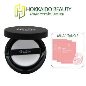 Phấn Nước Trang Điểm Kiềm Dầu HELEN SPF50 PA+++ Helen Velvet Finish CC Cushion Oil Pree Type 15g