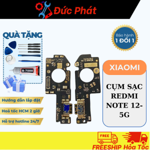 Cụm Sạc THAY THẾ Xiaomi Redmi Note 12-5G (Tặng kèm keo dán và bộ sửa)
