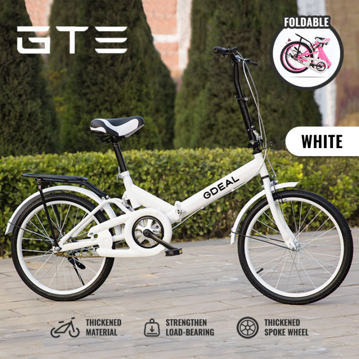 GTE 20 Inch Folding Bike Foldable Bicycle Cycling Mountain Bike