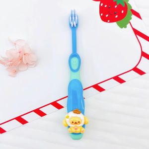 Childrens Toothbrush Hello Kitty Premium Soft Bristles 3-6 Years Old 6 to 12 Years Old Beginner Baby Kuromi Mouthguard Deep Toothbrush