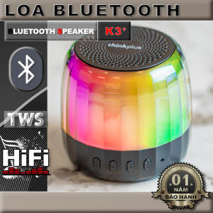 Loa Bluetooth - Lenovo K3 Plus - Chính Hãng Nguyên Seal - TWS LED RGB True Bass - Âm Thanh To Ánh Sáng Mạnh