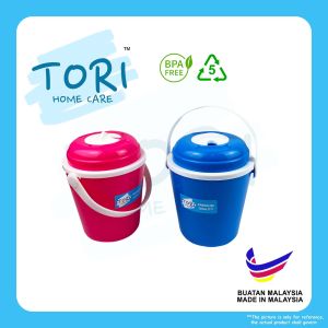 TORI HOME Mini Ice Bucket with Straw Hole Drinks Container Baldi Ais Mini