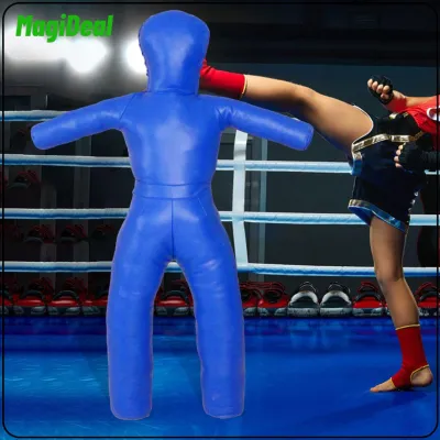 Fighting Training Dummy 130cm Tall Unfilled Sturdy Exercise Portable Mannequin Punching Dummy Boxing Equipment