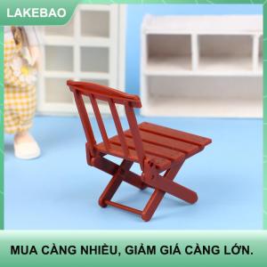 【LAKEBAO】 1 12 Dollhouse mô phỏng có thể gập lại bãi biển ghế Dollhouse thu nhỏ đồ nội thất phụ kiện búp bê nhà phòng khách trang trí