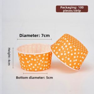 COMEMECO 50pcs Dùng một lần Khuôn làm bánh muffin và cupcake Dụng Cụ Làm Bánh Khuôn nướng bánh Khay đựng khuôn bánh nướng Thân thiện với môi trường Vỏ bánh nhỏ Đồ dùng tiệc tùng