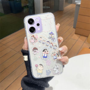 เคส OPPO A5i Pro OPPO Reno 14 Pro Reno 14F 5G เคสโทรศัพท์ดีไซน์ใหม่ลายการ์ตูนสำหรับวัยรุ่นสุดฮอตฝาหลังเป็นซิลิโคนนิ่มโปร่งใส