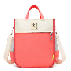 Cute Cartoon Canvas Portable Waterproof Bag A4 Document Handbag Student Multi-Pocket Tutor Bag Children Large Capacity Storage Bag