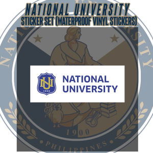 NATIONAL UNIVERSITY VINYL STICKER (WATERPROOF AND SCRATCH PROOF) UNIVERSITY STICKER COLLEGE STICKER