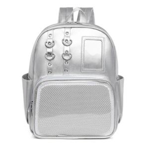 [Original 24 hours delivery] NEW Korean style Ita Bag Large Capacity College Student Backpack Women Girl DIY Anime Badges Display Transparent Student Bagpack School