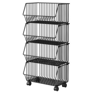 Storage Rack Multi-scene Shelf Flexible Use Corrosion Resistance Plastic Material Firm and Solid