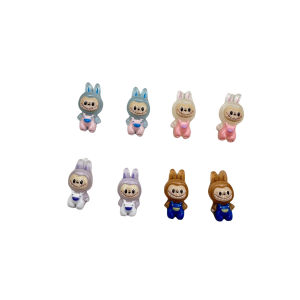 Crocs Jibbitz Charms Cute Panda Shoe Buckle Cartoon Kuromi Labubu Shoe Flower Decoration for Crocs