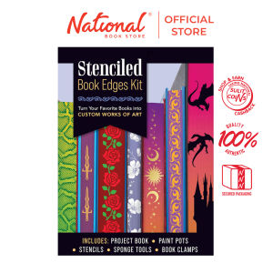 Stenciled Book Edges Kit - Crafts & Hobbies