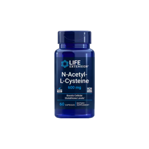Life Extension NAC 600mg 60 Vegetarian Caps - Cellular Health Support