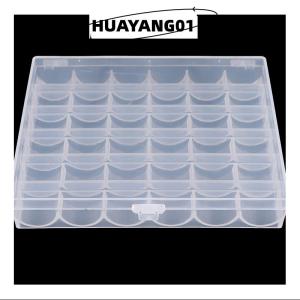 HUAYANG01 [2023 new HOT FASHION] 25 36 CuộN bobbins Máy may rỗng bobbin trường hợp tổ chức hộp lưu trữ