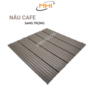 [COMBO 22] Miếng nhựa lót sàn uPVC cao cấp MHI-ECO Tấm nhựa trải sàn trang trí ban công / sân vườn / sân thượng lót sàn chống trơn trượt nhà tắm / bể bơi - Hàng Việt Nam chất lượng cao