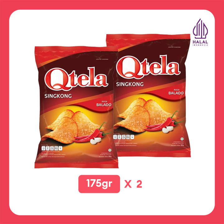 Qtela Singkong Balado 175gr x2