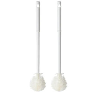 4Pcs Long Handle Flexible Brush Large Silicone Brush Head Milk Bottle Washing Brushes Cup Cleaning Brush Kitchen Cleaning Tool