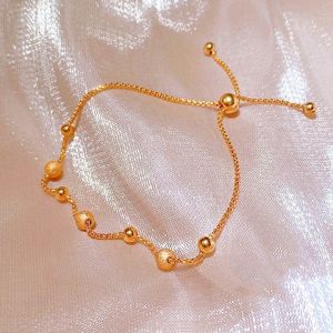 OYJR Gelang Titanium Tangan Wanita Frosted Bead Bracelet for Women Perempuan Charm Jewelry Gift