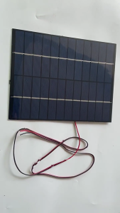 แผ่นกาวแบบหยดแผงโซล่า6V/12V 5.2W/5W พร้อมโมดูลระบบพลังงานแสงอาทิตย์ลวดสำหรับวิทยาศาสตร์และเทคโนโลยีที่ทนทาน