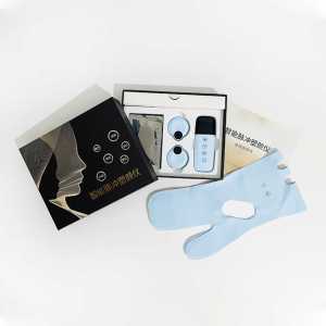 Foreverlily สายรัดยกกระชับใบหน้าแบบยืดหยุ่นสายรัดใบหน้าเรียว EMS ผ้าพันแผลป้องกันริ้วรอยระบายอากาศสายคล้องคางสองชั้นสายยกหน้ากากปิดหน้านอนหลับเครื่องมือความงามทำให้หน้าเรียวขึ้นรูปตัววี