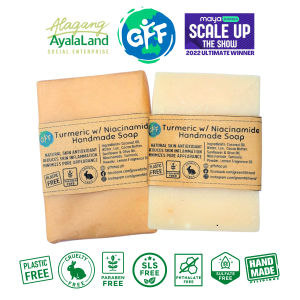 GFF Turmeric with Niacinamide Handmade Soap [ Plastic-Free | Sulfate-Free | Paraben-Free | 100% eco-friendly ]