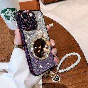 Phone Case For Xiaomi Redmi Note 14 13 12 11 11S 10 10S 9 Pro Plus 5G Luxury Mirror Soft Shockproof Back Cover