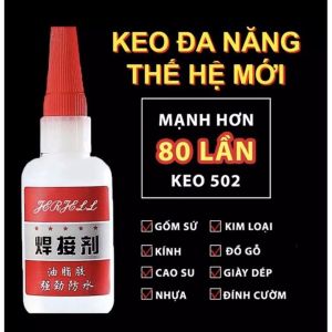 Keo dán siêu dính đa năng mọi chất liệu cực mạnh 40g