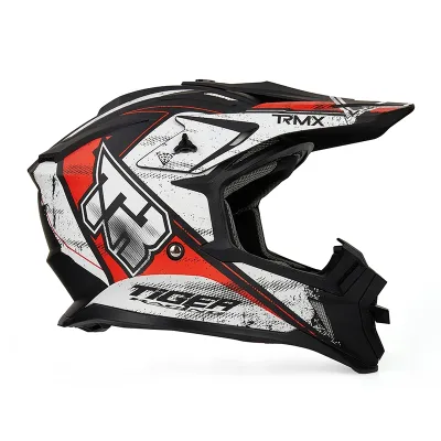 TR Tiger Dual-Sport Motorcycle Helmet: 3C & ECE Certified Full Face Helmet for Men & Women for Street and Off-Road Use