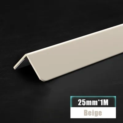 SUERTE 1M PVC Corner Protection Bar Bumper Strip Self-adhesive Furniture Right Angle Edge Wrapping