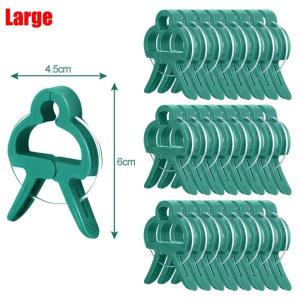 40Pcs Plant Support Clips Adjustable Plant Stem Clip For Vegetables Tomatoes Plants Vines Grow Upright Climbing Tool Garden Supplies
