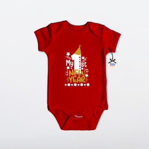 My First Christmas & New Year Baby Onesie Set + Personalized Santa Hat Baby Onesies PH